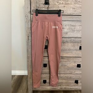 Gymshark Breeze Lightweight Seamless Tights- Pebble Pink